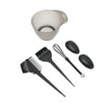 thumbnail image 1 of Unique Bargains 1 Set Durable Hair Dye Color Bowl Kit for Bathroom Vanities Gray Plastic, 1 of 4