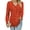 Orange-Red-Floral, variant on Fantaslook Long Sleeve Blouses for Women V Neck Button Casual Tops Tunic Henley T Shirts