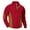 32#Red, variant on Mens Henley Neck Corduroy Sweatshirt Long Sleeve Button Pullover for Men Casual Warm Fall Shirt with Elbow Patches Black XL