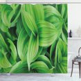 thumbnail image 1 of Ambesonne Plant Shower Curtain, Tropic Foliage Pattern, 69"Wx84"L, Lime Green, 1 of 3
