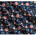 thumbnail image 3 of Soimoi Cotton Poplin Fabric Leaves & Camellias Floral Print Fabric by The Yard 56 Inch Wide, 3 of 7