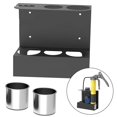 thumbnail image 3 of Wall Mount Grease Sprayer Holder Storage Rack Organizer with Removable Drip Cups, 3 of 11