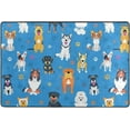 thumbnail image 3 of FREEAM Cute Animal Dog Non Slip Area Rug for Living Dinning Room Bedroom Kitchen, 2' x 3'(24 x 36 Inch), Dog Paw Nursery Rug Floor Carpet Yoga Mat, 3 of 6