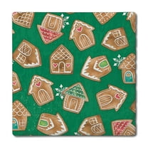 Thirstystone "Gingerbread Houses" Single Tumbled Tile Stone Coaster