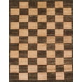 thumbnail image 1 of Ahgly Company Machine Washable Indoor Rectangle Abstract Red Brown Area Rugs, 7' x 9', 1 of 7