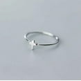 thumbnail image 3 of QQTDFG Sterling Silver Tiny Cross Knuckle Midi Dainty Thin Band Ring A3485-3, 3 of 5