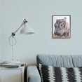 thumbnail image 2 of Stupell Industries Baby Hippo Portrait Adorable Grey Safari Animal Black Framed, 11 x 14, Design by George Dyachenko, 2 of 5