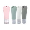thumbnail image 1 of Silicone Travel Bottles Set, Leak Proof Squeezable Portable Tubes(4pcs, Multicolor), 1 of 5