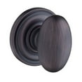thumbnail image 4 of Baldwin Reserve Pvelltrr260 Privacy Ellipse Knob and Traditional Round Rose Bright Chrome Finish, 4 of 7