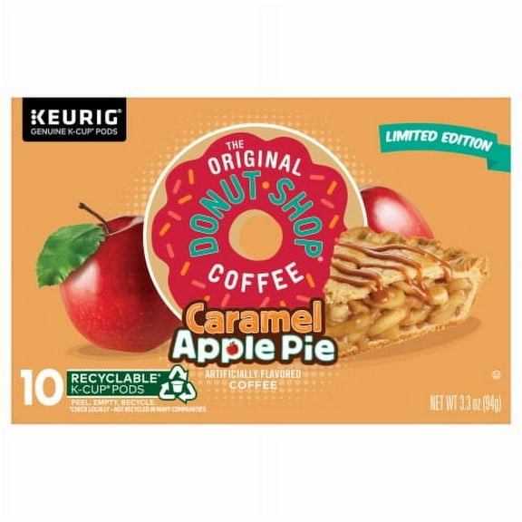 2X - The Original Donut Shop Caramel Apple Pie Light Roast K-Cup Coffee Pods