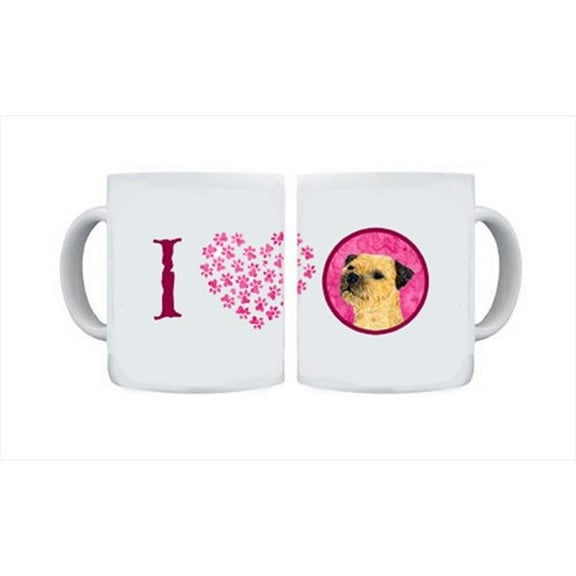 15 oz. Border Terrier Dishwasher Safe Microwavable Ceramic Coffee Mug