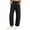 Black, variant on Oksale Womens Barrel Sweatpants Petite Loose Straight Leg Sweat Pants Casual Elastic Waisted Ankle Workout Pants with Pockets Fashion Clothing Navy M