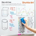 thumbnail image 6 of Dry Erase Markers,Shuttle Art 12 Colors 144 Bulk Pack Whiteboard Markers, Fine Point Dry Erase Markers Perfect for Writing on Dry Erase Whiteboard Mirror Glass for Office Home, 6 of 9