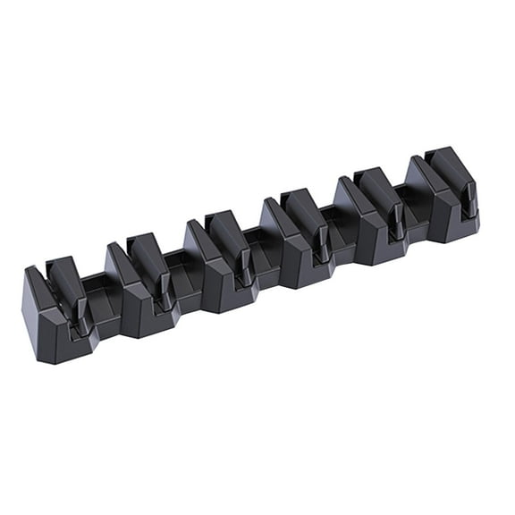 hengtong Fishing Rod Rack Wall Mount Easy to Install 6 Slots for Indoor Shop Basement