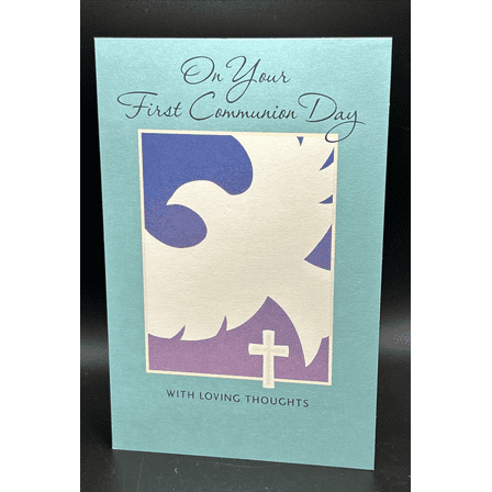 First Communion Greeting Card w/Envelope