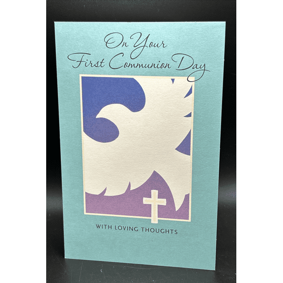 First Communion Greeting Card w/Envelope