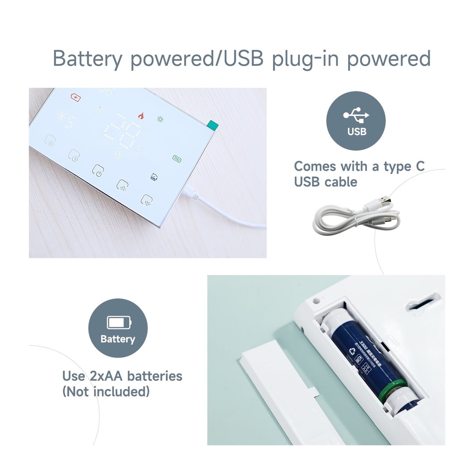 Tuya Smart Wireless Thermostat With Electric Underfloor Heating Room Temperature Controller ,Easy Installation