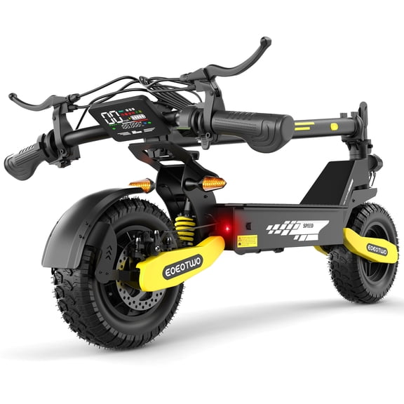 EOEOTWO GT06 Adults Electric Scooter, 1200W Motor, 48V 23.4Ah Long-Range Battery, 40 Miles Max Range, 30 MPH Top Speed, 11-inch All-Terrain Tires, 330 lbs Capacity, Foldable Off-Road E-Scooter