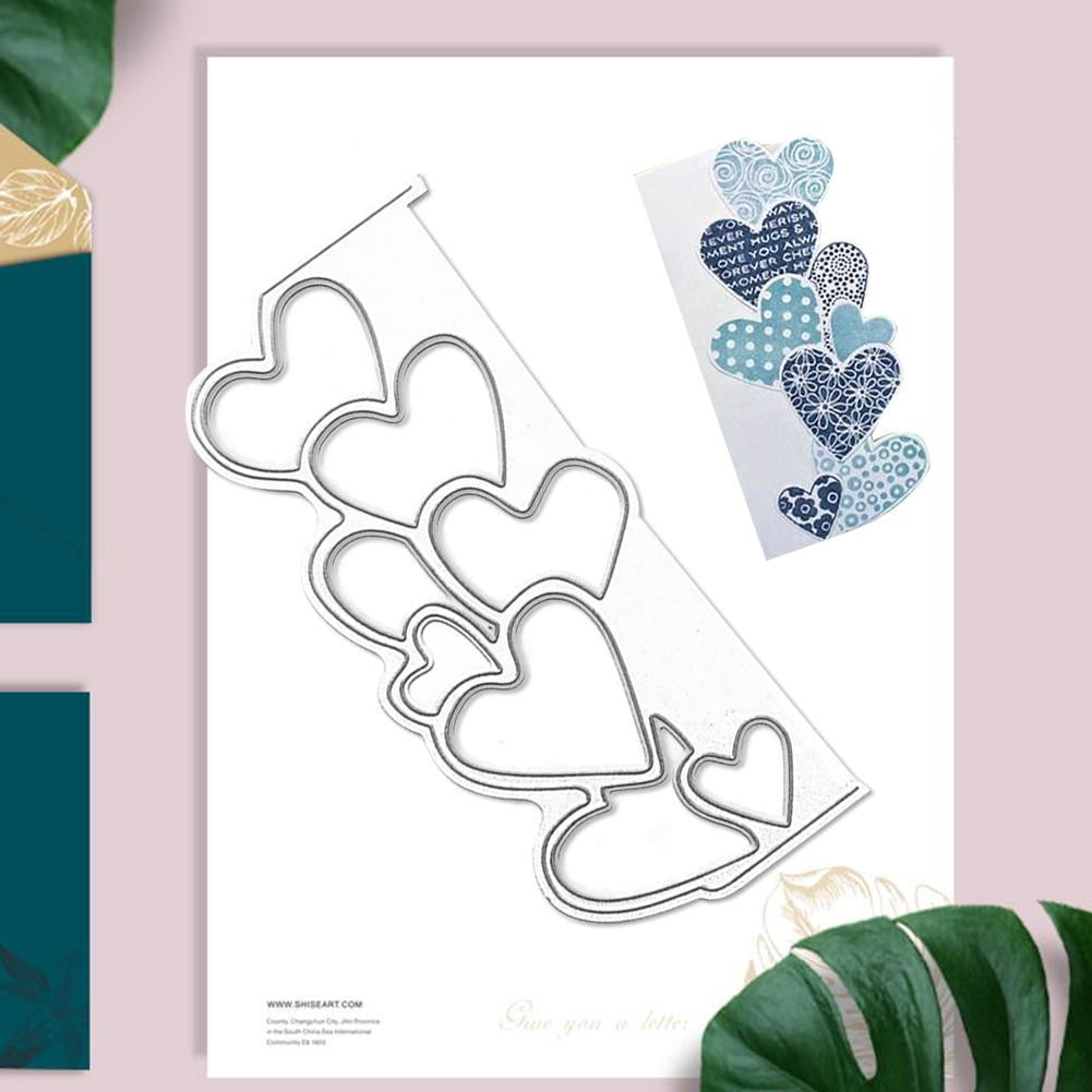 Love Heart Peppermint Metal Cutting Die For Card Making, Scrapbooking, Valentine's & Easter Crafts