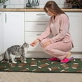 thumbnail image 3 of Football Pattern Kitchen Rugs Sets Of 2,Anti Fatigue Kitchen Mat Rugs Non Slip Washable,Decorative Kitchen Floor Mats for Kitchen,Sink,Laundry,17"X30"+17"X47", 3 of 7