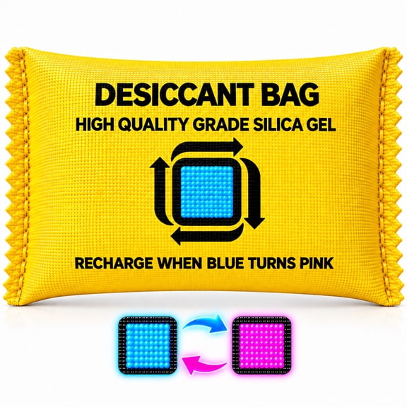 Livease 200g Rechargeable Desiccant Packets for Storage, Silica Gel Packs, Moisture Absorbing Bag