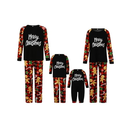 

Thaisu Christmas Pajamas for Family Red Plaid Xmas Pjs Matching Sleepwear Sets