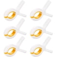 thumbnail image 1 of 6 pinzas grandes para toalla de playa (blancas y amarillas), perchas de plástico para tendederos, perchas para lavar de agarre fuerte, pinzas para colcha para tumbonas, sillas de piscina para lavar, 1 of 5