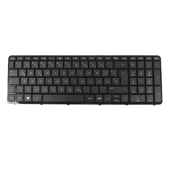 Pieza de Repuesto Hugo Teclado de Repuesto para Computadora Portátil Negro