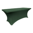 thumbnail image 1 of LA Linen TCSpandex96x30x30_GreenHunterX20 LA Linen Rectangular Spandex Tablecloth, 96 by 30 by 30-Inch, Green Hunter, 1 of 1