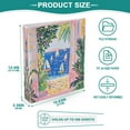 thumbnail image 3 of FORMRS 3 Ring Binder 1.5 inch with Pockets Set of 2 Clip Board 200 Sheets Capacity, Yellow Seaside, 3 of 8
