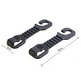 thumbnail image 2 of WHAMVOX 8Pcs Seat Back Organizer Resin Black Hook Shape for Adult Vehicles, 2 of 8