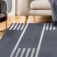 thumbnail image 5 of Superior Modern Indoor/ Outdoor Area Rug, 3' 6" x 5' 6", Grey, 5 of 10