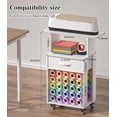 thumbnail image 2 of MagicFox Rolling Craft Cart and Storage Table for Cricut - VDamu Vinyl Roll Holder and Craft Room Organizer, 2 of 6