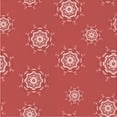thumbnail image 1 of Ahgly Company Machine Washable Indoor Square Transitional Red Area Rugs, 5' Square, 1 of 7