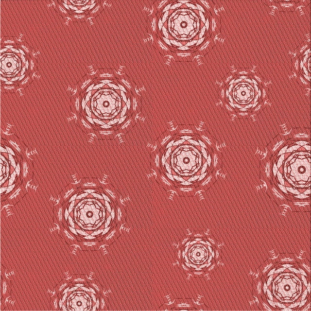 Ahgly Company Tapis d'Intérieur Lavable en Machine Carré Rouge Transitionnel, 7 Pieds Carré