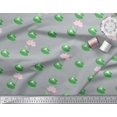 thumbnail image 3 of Soimoi Modal Satin Fabric Lotus & Frog Kids Fabric Prints by Yard 42 Inch Wide, 3 of 3