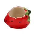 thumbnail image 1 of LOVIVER Ceramic Hamster House Hamster Cage Accessories Hamster Hideout for Small Pet Strawberry, 1 of 8