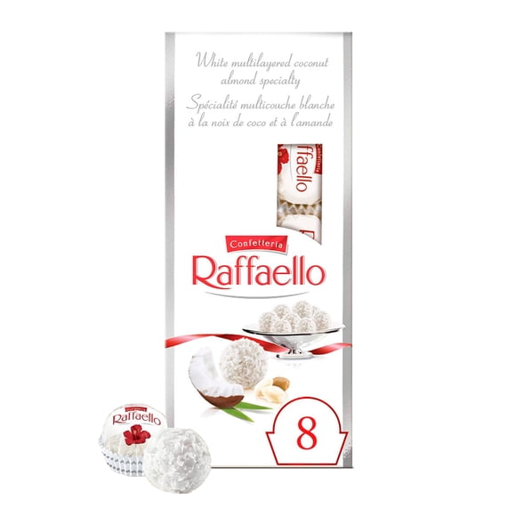 CONFETTERIA RAFFAELLO, 8 Count, 80g