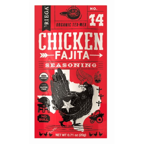 Riega Chicken Fajita Organic Seasoning Mix, 8 Packets