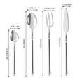 thumbnail image 2 of Konghyp 4-Piece Set Stainless Steel Tableware Cutlery Ergonomic Design Durable Kitchen Utensils Ideal for Dining, Dishwasher Safe, Versatile Fork Spoon Knife Set, 2 of 5