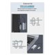 thumbnail image 2 of Adaptador de red de conector dual Usb A/usb C, adaptador Ethernet Rj45, tarjeta de red externa Compatible con Lapt, 2 of 5