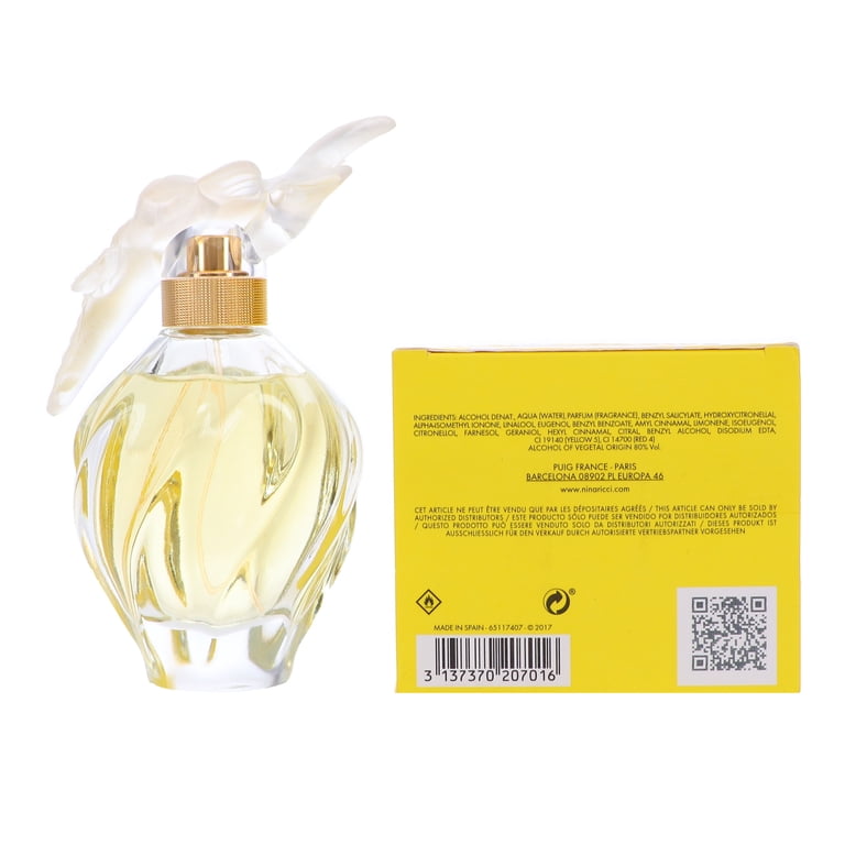 Nina Ricci L'Air du Temps 3.3 oz EDT Spray, Floral-Spicy Fragrance