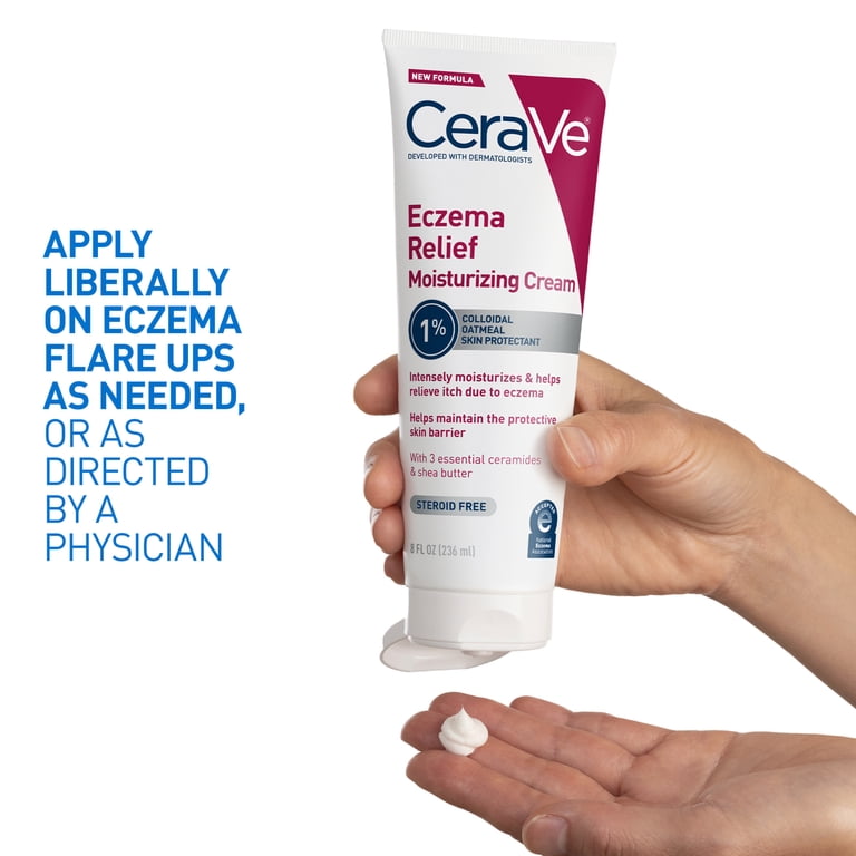 CeraVe Eczema Relief Moisturizing Cream, 8 fl oz photo 6