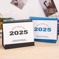 thumbnail image 4 of 2025 New Year Spiral Desk Calendar, Daily Schedule Planner with Inspirational Quote, Simple Flip Design, Paper Desktop Calendar for Home School Office Decoration, Gift for Friends - Pack of 1, 4 of 9
