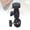 Black, variant on Suodoka Heavy Duty Aluminum Alloy Satellite Mounting Bracket Kit with 360 Degree Adjustable Clamp Mount for RVs, Yachts, Campers, and Poles - Includes Installation Adapter Set (Silver)