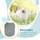 thumbnail image 5 of Greeniant Ropa para cachorros Algodón Sin hebillas Primavera y verano Chaleco para perros Disfraces Ropa Cachorros Sudadera Camisa para mascotas Verde Ropa para mascotas Gris claro XXL Greeniant PT003787-22B, 5 of 6