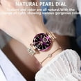 thumbnail image 5 of POEDAGAR Watch for Women Luxury Jewelry Design Rose Gold Steel Quartz Wristwatches Waterproof Fashion Swiss Brand Ladies Watches, 5 of 7