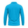thumbnail image 5 of GEWSEY Mens Polo Shirt Long Sleeve Athletic Breathable Collar Golf Shirt Performance, Moisture Wicking, Business Casual, Collared Shirt, Soft (Blue, M), 5 of 8