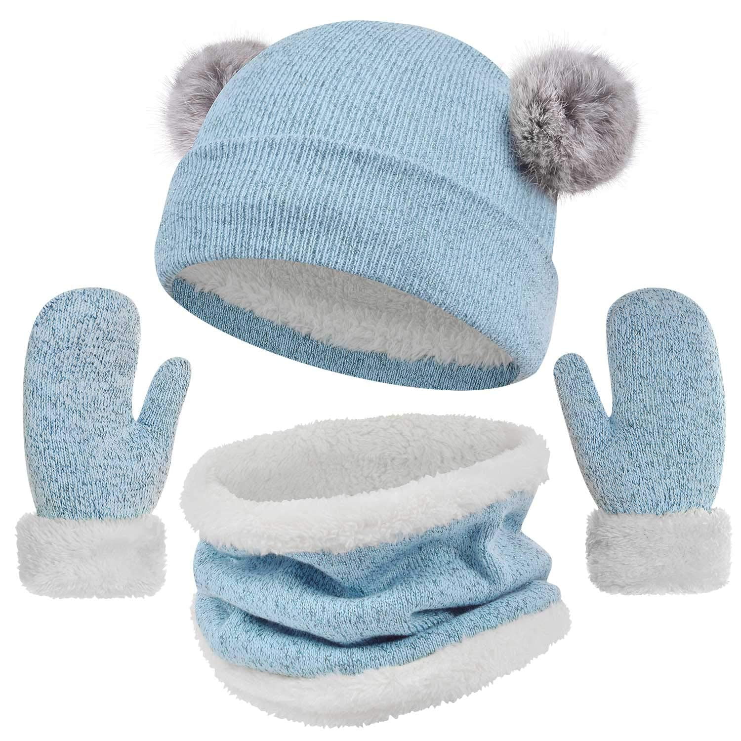 Mothercare Mothercare Baby Boys Blue Hat & Mittens Set Age 3-6 Months 