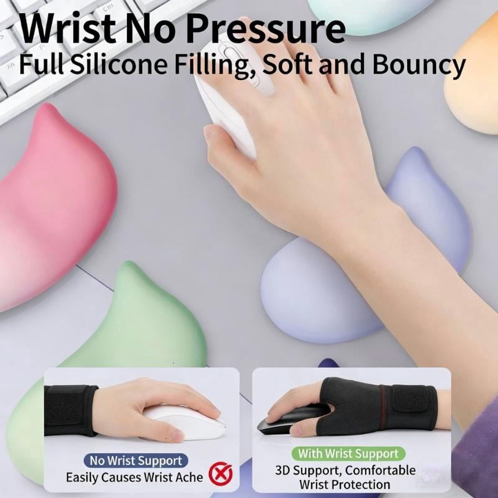 CEORPER Mouse Pad Comfort Wrist Rest For Keyboard And Mouse Cushioned Support Mat